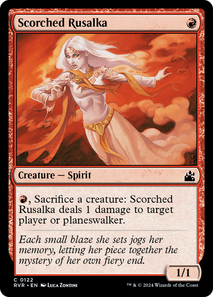 Scorched Rusalka [Ravnica Remastered] | Good Games Cannington