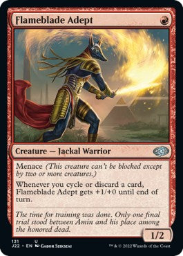 Flameblade Adept [Jumpstart 2022] | Good Games Cannington
