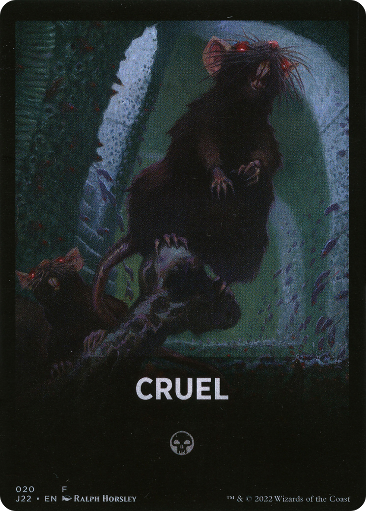 Cruel Theme Card [Jumpstart 2022 Front Cards] | Good Games Cannington
