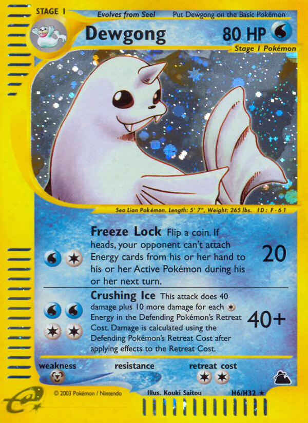 Dewgong (H6/H32) [Skyridge] | Good Games Cannington