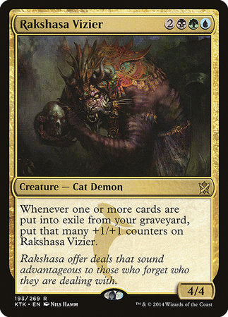 Rakshasa Vizier [Khans of Tarkir] | Good Games Cannington