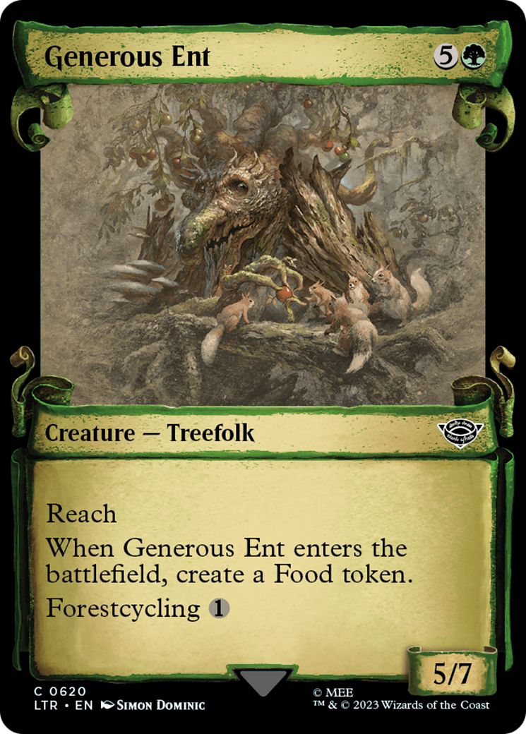Generous Ent [The Lord of the Rings: Tales of Middle-Earth Showcase Scrolls] | Good Games Cannington
