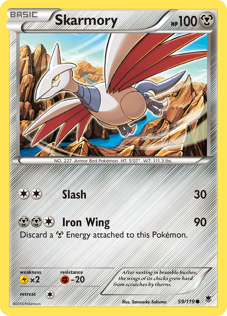 Skarmory (59/119) [XY: Phantom Forces] | Good Games Cannington