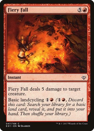 Fiery Fall [Archenemy: Nicol Bolas] | Good Games Cannington