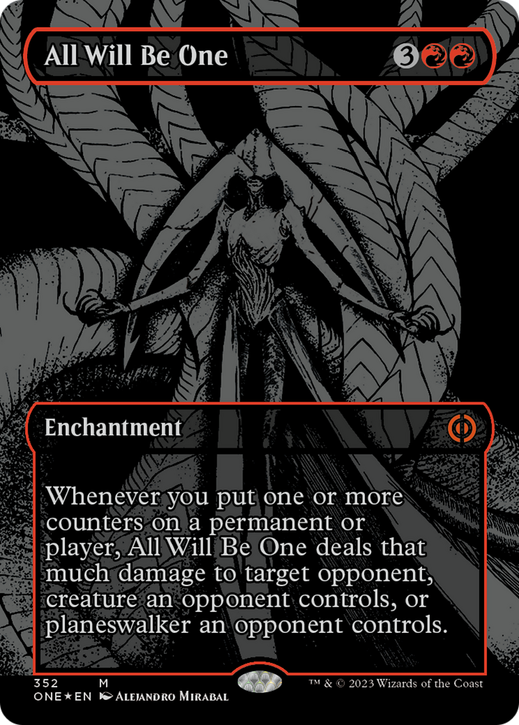All Will Be One (Oil Slick Raised Foil) [Phyrexia: All Will Be One] | Good Games Cannington