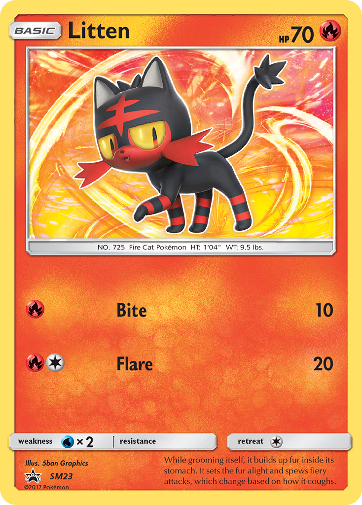 Litten (SM23) [Sun & Moon: Black Star Promos] | Good Games Cannington