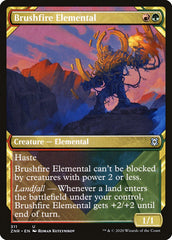 Brushfire Elemental (Showcase) [Zendikar Rising] | Good Games Cannington