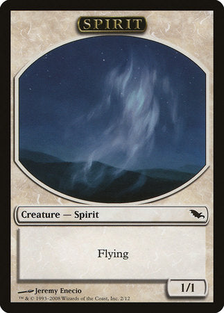 Spirit Token [Shadowmoor Tokens] | Good Games Cannington