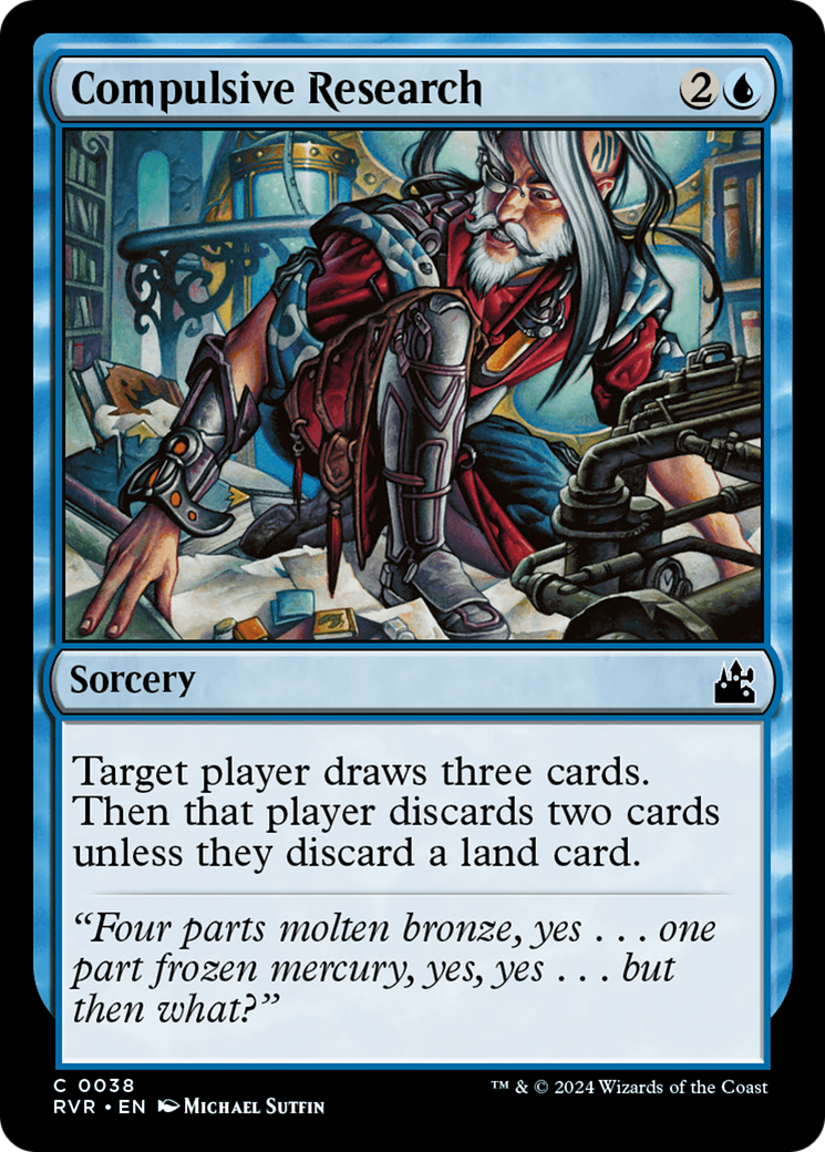 Compulsive Research [Ravnica Remastered] | Good Games Cannington