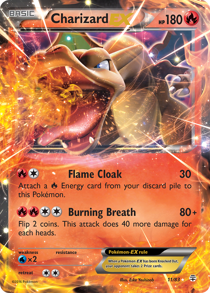 Charizard EX (11/83) [XY: Generations] | Good Games Cannington