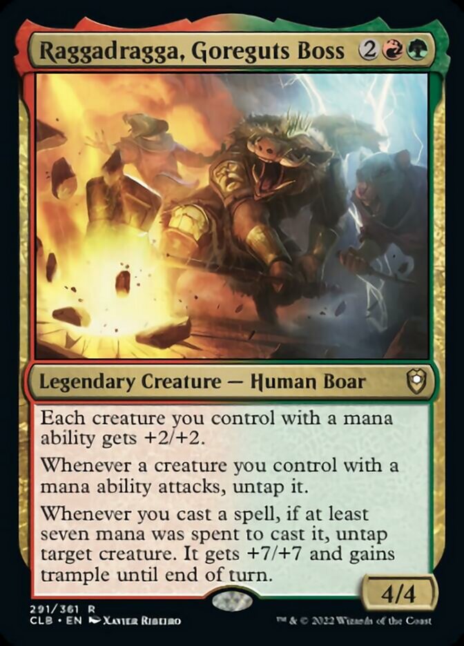 Raggadragga, Goreguts Boss [Commander Legends: Battle for Baldur's Gate] | Good Games Cannington
