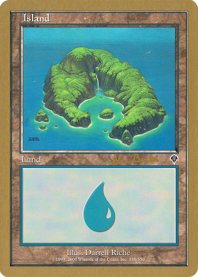 Island (ab338) (Alex Borteh) [World Championship Decks 2001] | Good Games Cannington