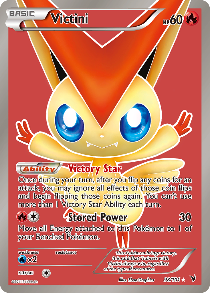 Victini (98/101) [Black & White: Noble Victories] | Good Games Cannington
