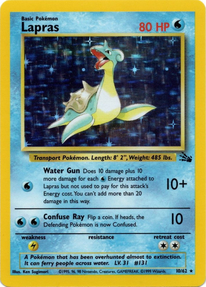 Lapras (10/62) [Fossil Unlimited] | Good Games Cannington