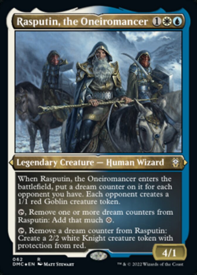 Rasputin, the Oneiromancer (Foil Etched) [Dominaria United Commander] | Good Games Cannington