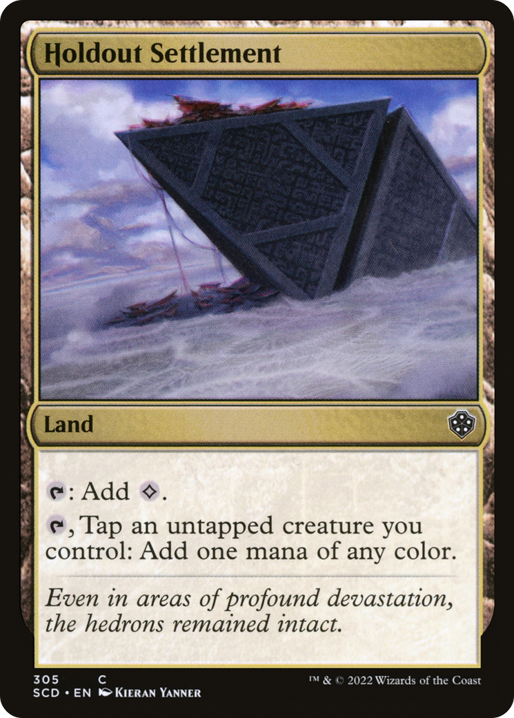 Holdout Settlement [Starter Commander Decks] | Good Games Cannington
