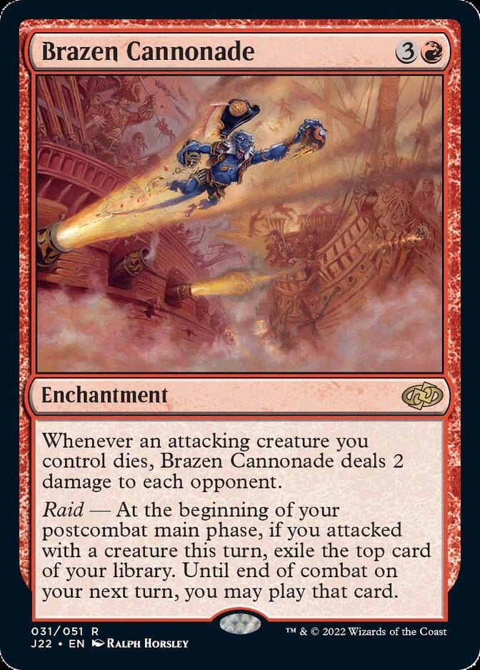 Brazen Cannonade [Jumpstart 2022] | Good Games Cannington