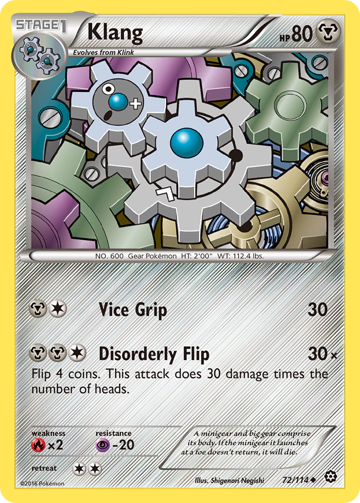 Klang (72/114) [XY: Steam Siege] | Good Games Cannington