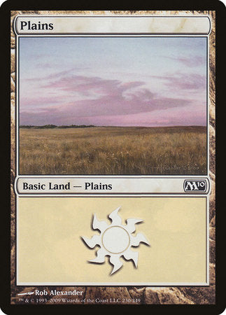 Plains (230) [Magic 2010] | Good Games Cannington