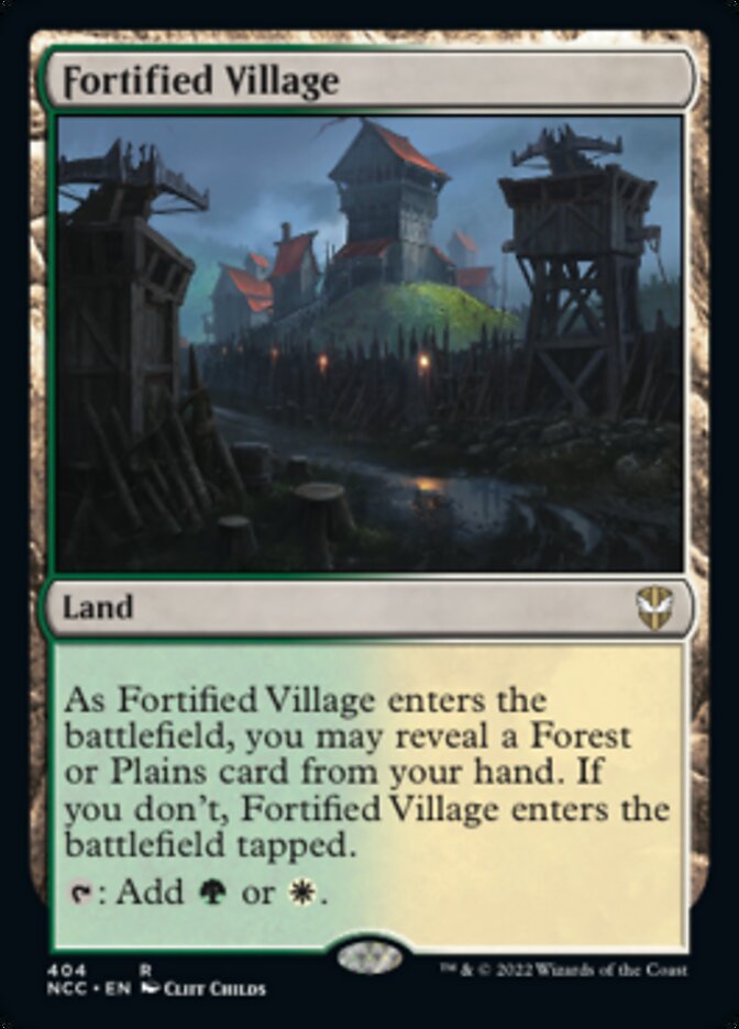Fortified Village [Streets of New Capenna Commander] | Good Games Cannington