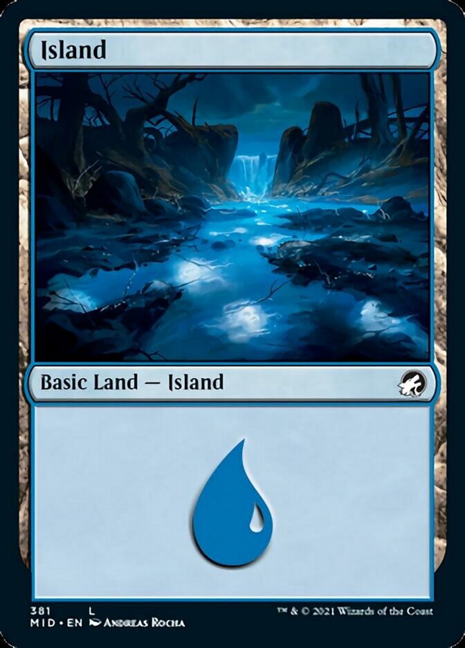 Island (381) [Innistrad: Midnight Hunt] | Good Games Cannington