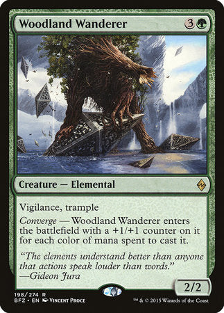 Woodland Wanderer [Battle for Zendikar] | Good Games Cannington