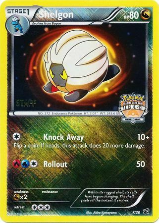 Shelgon (7/20) (Regional Championship Promo Staff) [Black & White: Dragon Vault] | Good Games Cannington