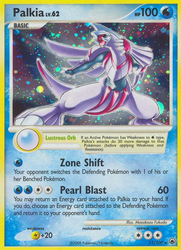 Palkia (11/100) [Diamond & Pearl: Majestic Dawn] | Good Games Cannington