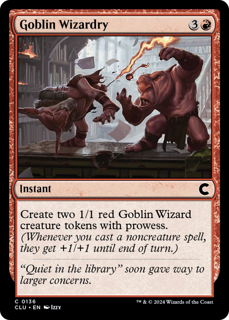 Goblin Wizardry [Ravnica: Clue Edition] | Good Games Cannington