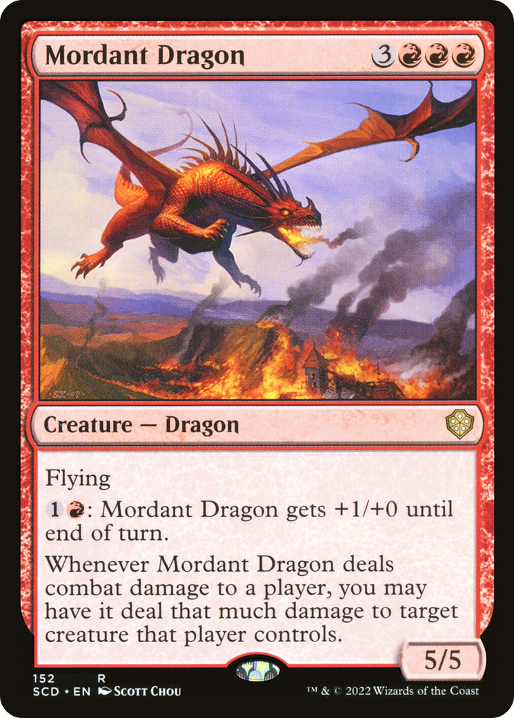 Mordant Dragon [Starter Commander Decks] | Good Games Cannington