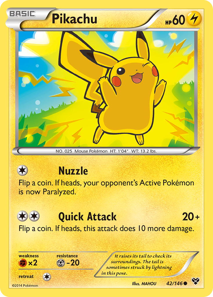 Pikachu (42/146) [XY: Base Set] | Good Games Cannington