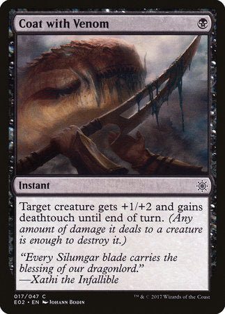 Coat with Venom [Explorers of Ixalan] | Good Games Cannington