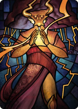 Najal, the Storm Runner Art Card [Dominaria United Art Series] | Good Games Cannington