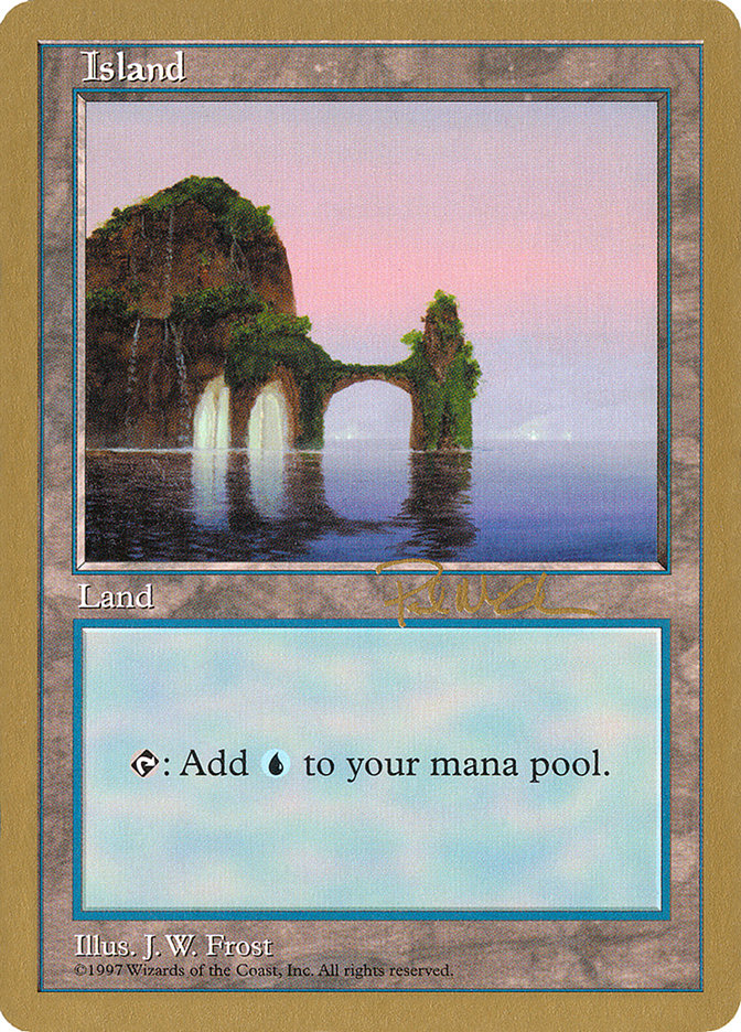 Island (pm434) (Paul McCabe) [World Championship Decks 1997] | Good Games Cannington