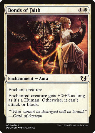 Bonds of Faith [Duel Decks: Blessed vs. Cursed] | Good Games Cannington