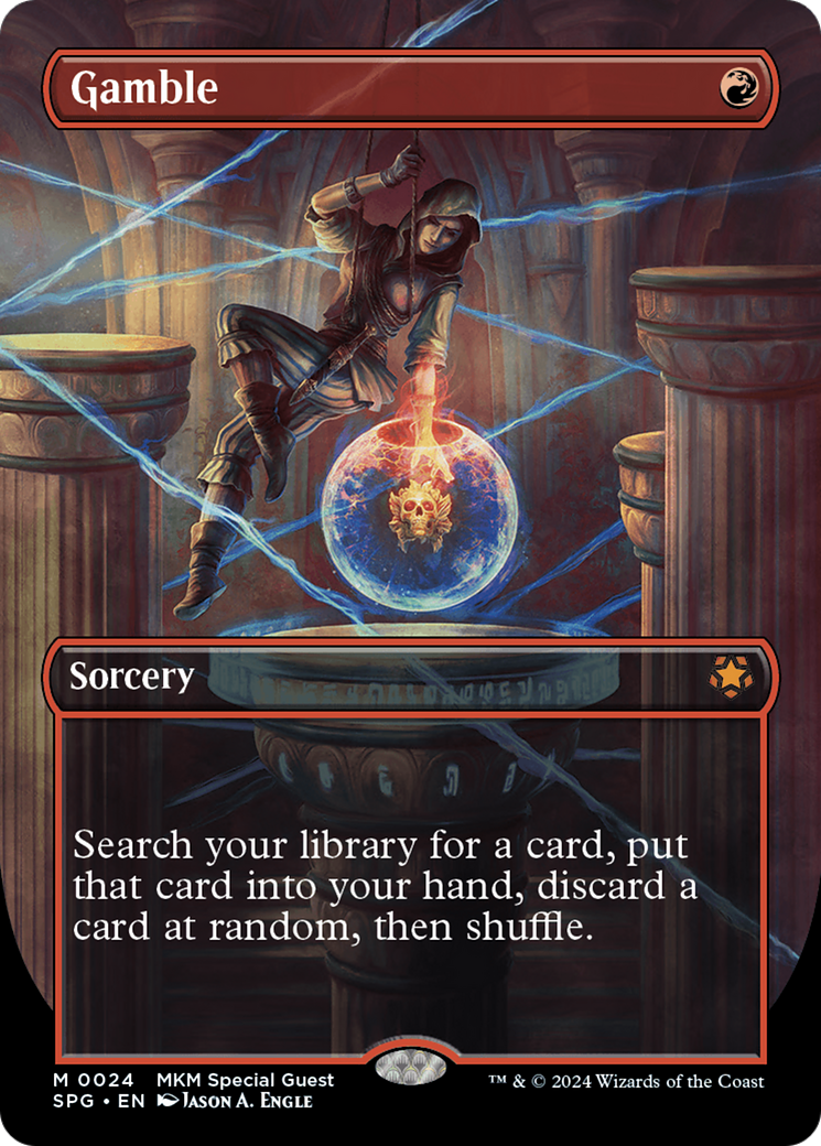 Gamble (Borderless) [Murders at Karlov Manor Special Guests] | Good Games Cannington