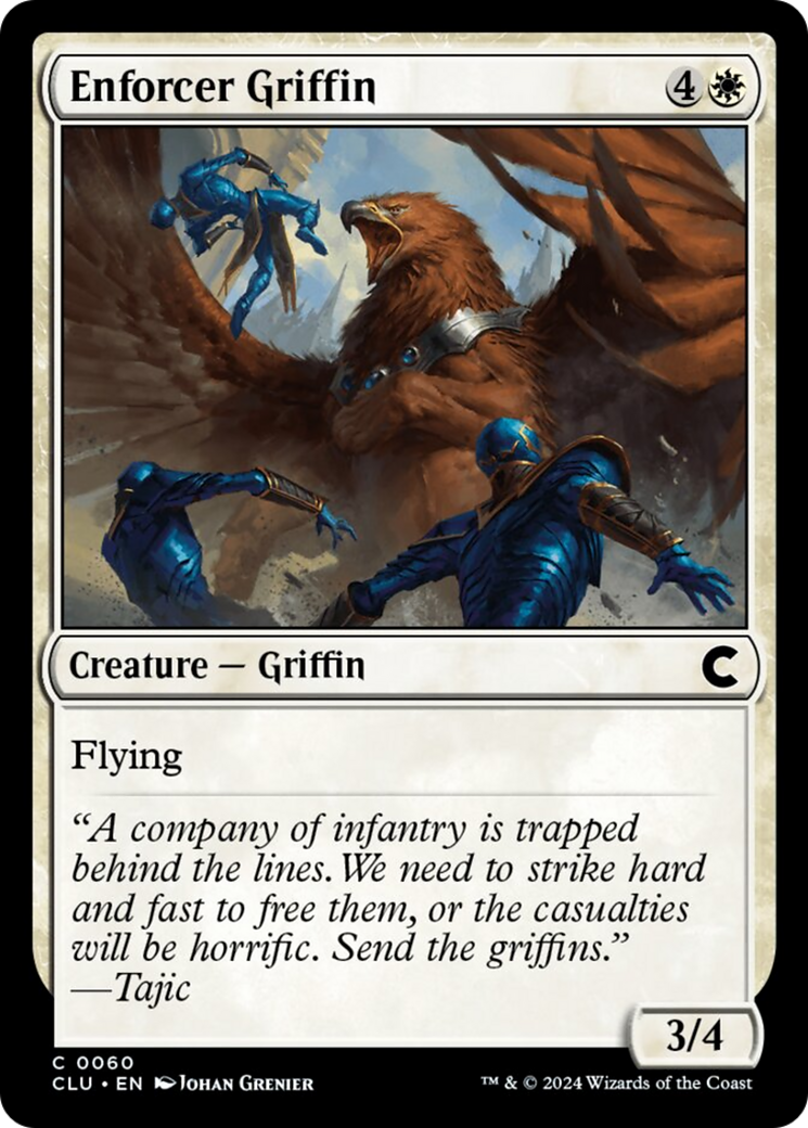Enforcer Griffin [Ravnica: Clue Edition] | Good Games Cannington