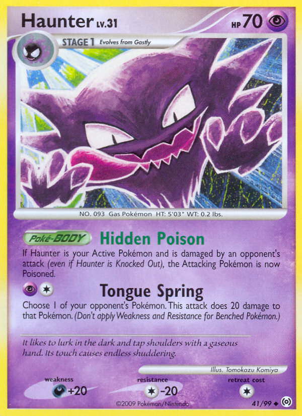 Haunter (41/99) [Platinum: Arceus] | Good Games Cannington