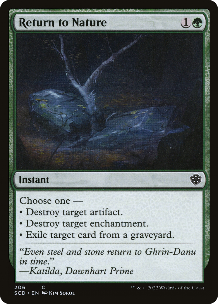 Return to Nature [Starter Commander Decks] | Good Games Cannington