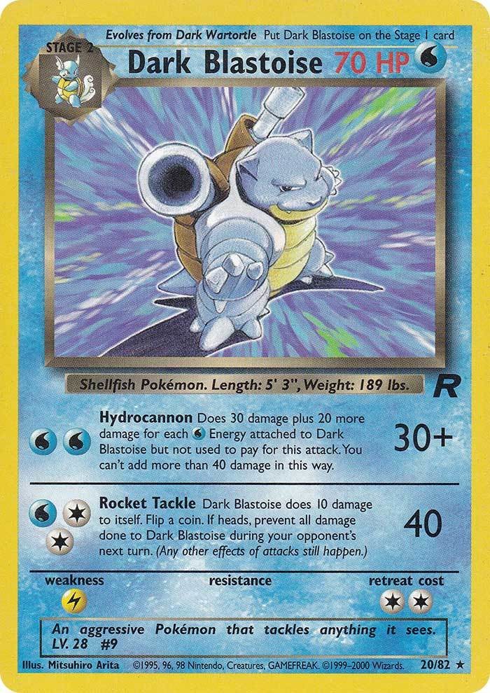 Dark Blastoise (20/82) [Team Rocket Unlimited] | Good Games Cannington