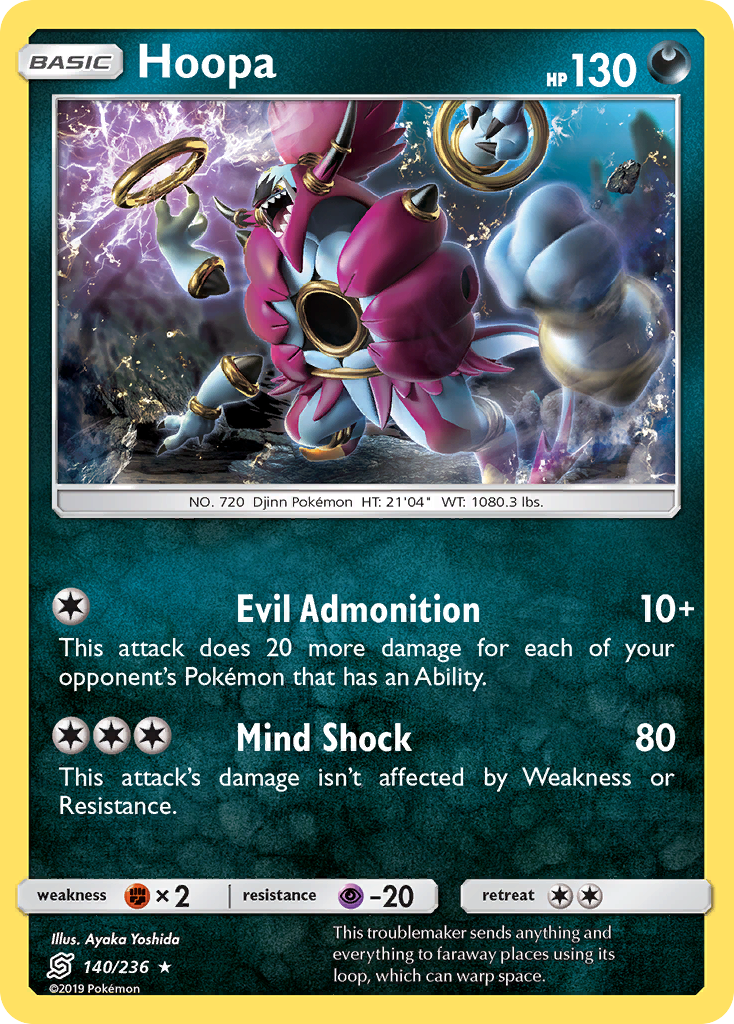 Hoopa (140/236) [Sun & Moon: Unified Minds] | Good Games Cannington
