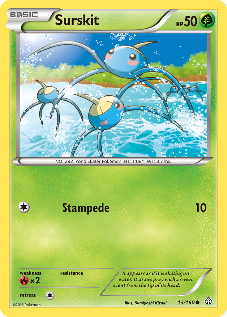 Surskit (13/160) [XY: Primal Clash] | Good Games Cannington