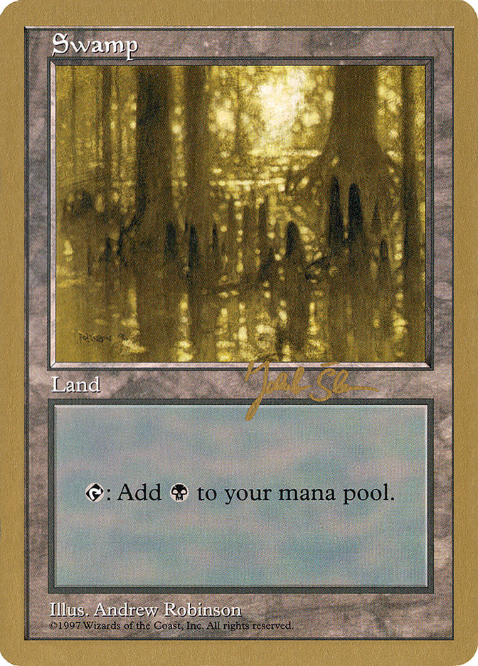 Swamp (js438) (Jakub Slemr) [World Championship Decks 1997] | Good Games Cannington