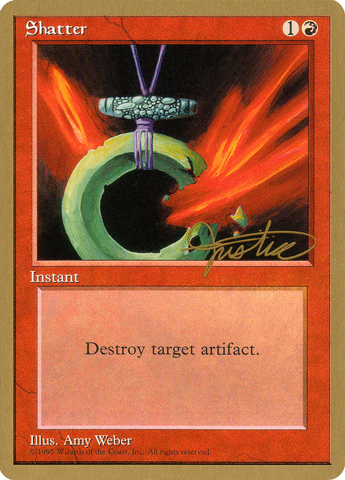 Shatter (Mark Justice) [Pro Tour Collector Set] | Good Games Cannington