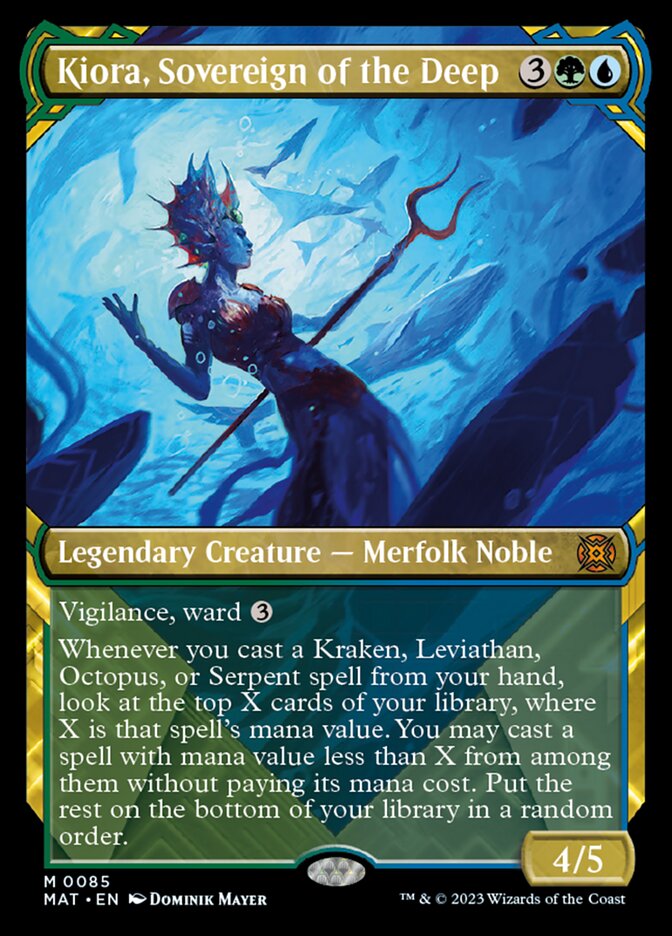 Kiora, Sovereign of the Deep (Showcase) [March of the Machine: The Aftermath] | Good Games Cannington