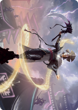 Naomi, Pillar of Order Art Card [Kamigawa: Neon Dynasty Art Series] | Good Games Cannington