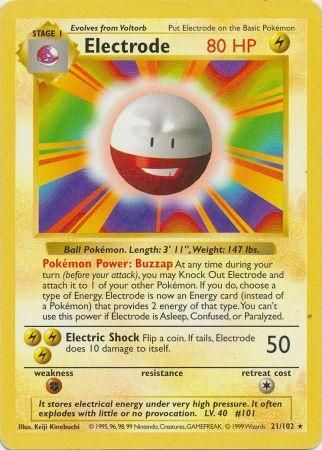 Electrode (21/102) [Base Set Shadowless Unlimited] | Good Games Cannington