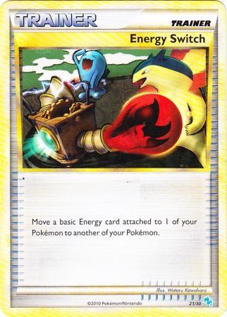 Energy Switch (21/30) [HeartGold & SoulSilver: Trainer Kit - Gyarados] | Good Games Cannington