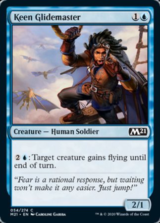 Keen Glidemaster [Core Set 2021] | Good Games Cannington
