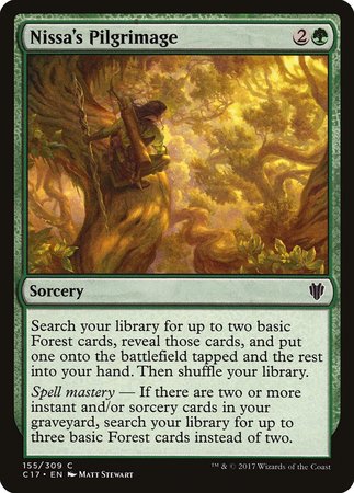 Nissa's Pilgrimage [Commander 2017] | Good Games Cannington